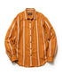 MR.OLIVE/LYOCELL LINEN BREND MULTI STRIPE / REGULAR COLLAR SHIRT ミスターオリーブ/リヨセルストライプ / レギュラーカラーシャツ
